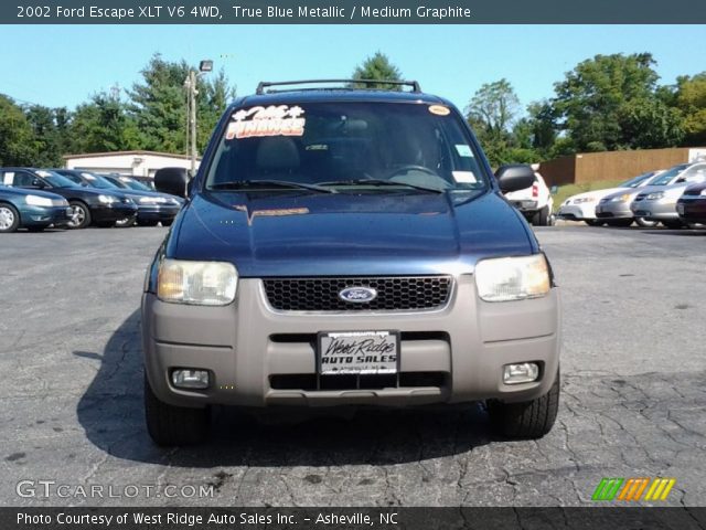 2002 Ford Escape XLT V6 4WD in True Blue Metallic