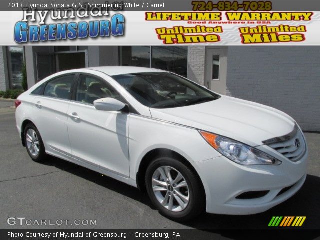 2013 Hyundai Sonata GLS in Shimmering White