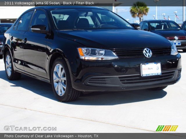 2011 Volkswagen Jetta SE Sedan in Black
