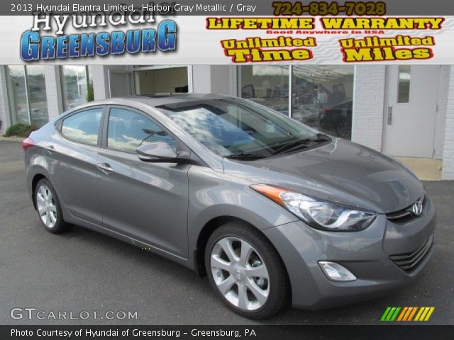 2013 Hyundai Elantra Limited in Harbor Gray Metallic