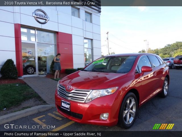 2010 Toyota Venza V6 in Barcelona Red Metallic