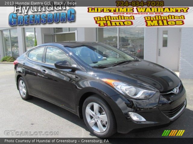 2013 Hyundai Elantra GLS in Black