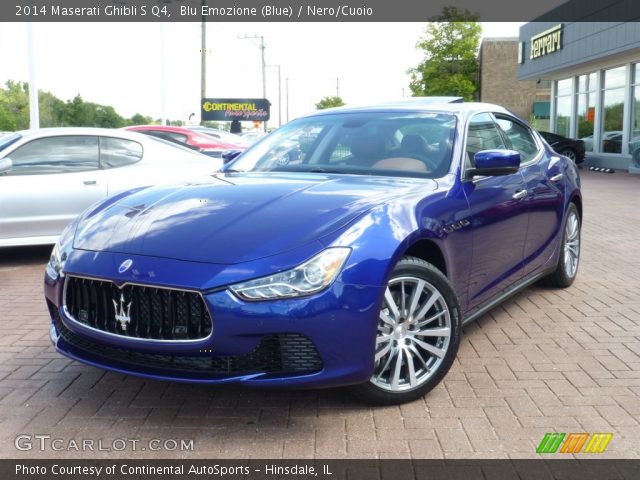 2014 Maserati Ghibli S Q4 in Blu Emozione (Blue)