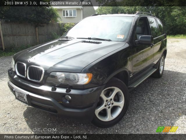 2003 BMW X5 3.0i in Black Sapphire Metallic