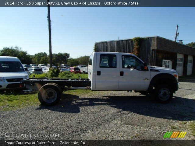 2014 Ford F550 Super Duty XL Crew Cab 4x4 Chassis in Oxford White