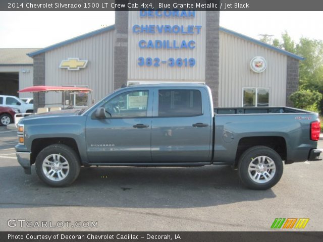 2014 Chevrolet Silverado 1500 LT Crew Cab 4x4 in Blue Granite Metallic