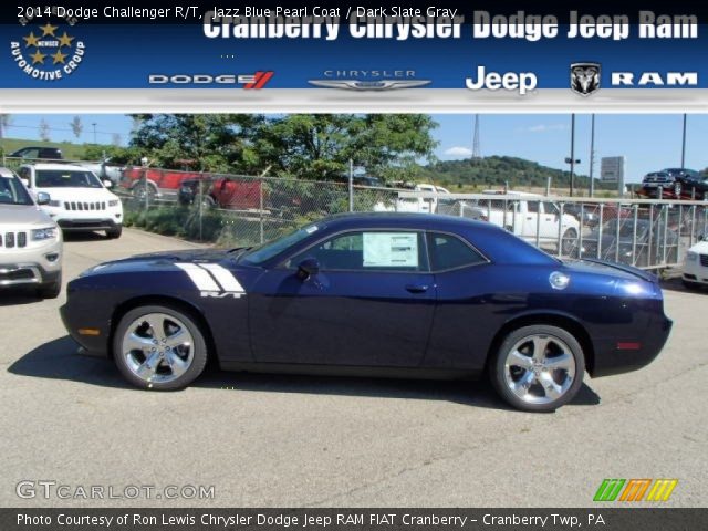 2014 Dodge Challenger R/T in Jazz Blue Pearl Coat