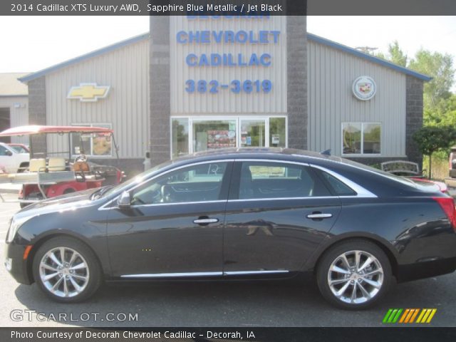 2014 Cadillac XTS Luxury AWD in Sapphire Blue Metallic