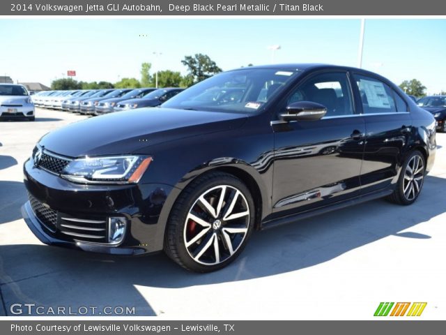 2014 Volkswagen Jetta GLI Autobahn in Deep Black Pearl Metallic