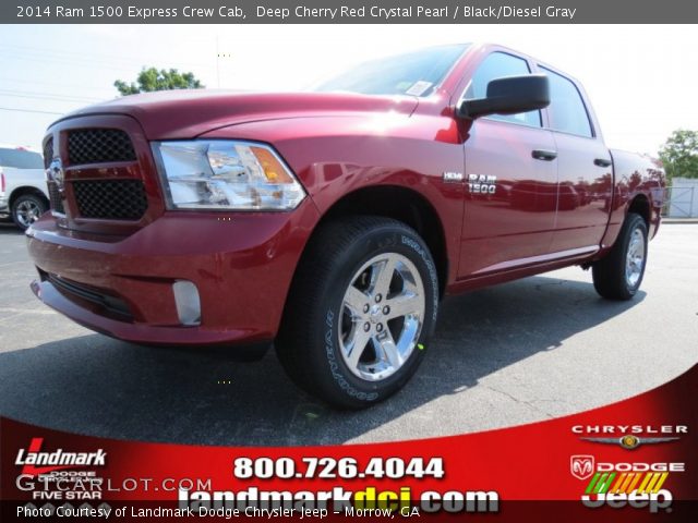 2014 Ram 1500 Express Crew Cab in Deep Cherry Red Crystal Pearl