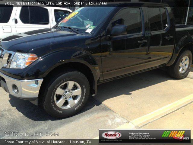 2011 Nissan Frontier S Crew Cab 4x4 in Super Black