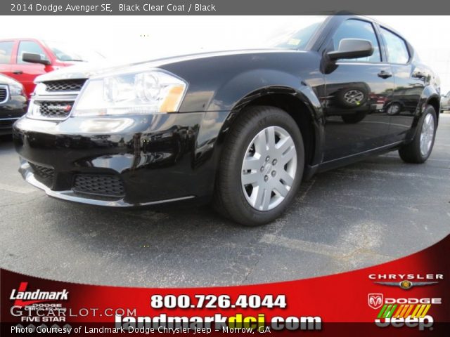 2014 Dodge Avenger SE in Black Clear Coat