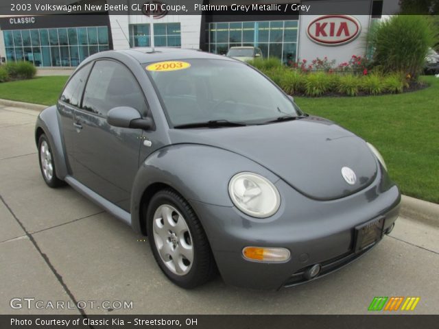 2003 Volkswagen New Beetle GL TDI Coupe in Platinum Grey Metallic