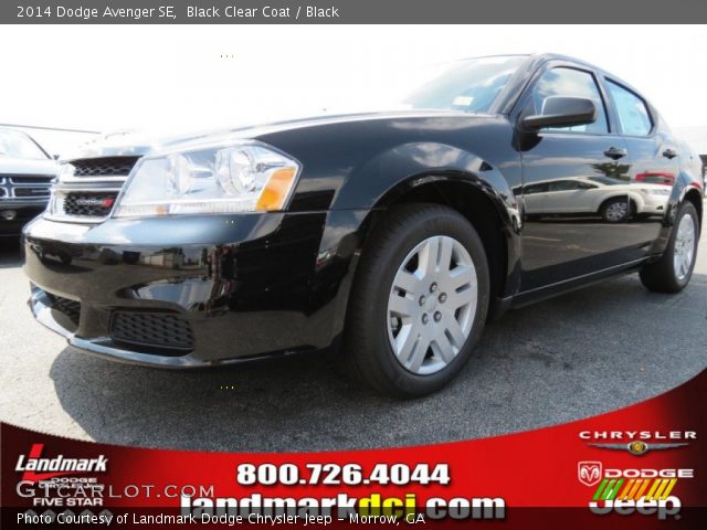 2014 Dodge Avenger SE in Black Clear Coat