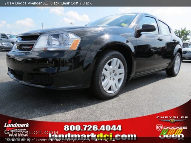 2014 Dodge Avenger SE in Black Clear Coat
