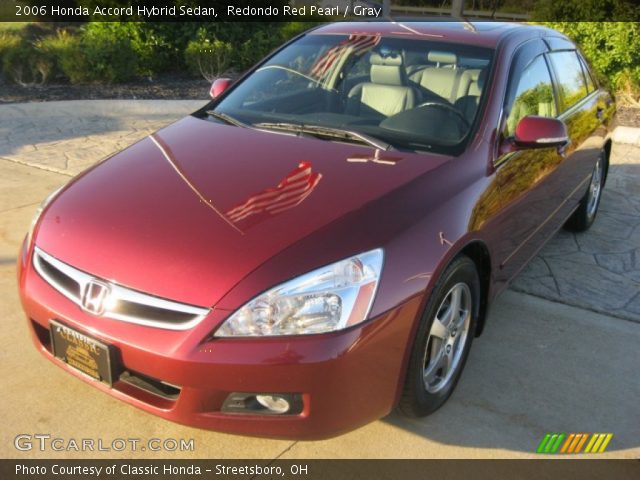 2006 Honda Accord Hybrid Sedan in Redondo Red Pearl