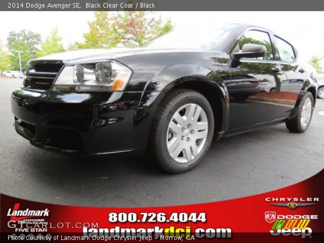 2014 Dodge Avenger SE in Black Clear Coat