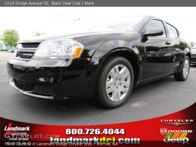 2014 Dodge Avenger SE in Black Clear Coat