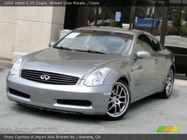 2005 Infiniti G 35 Coupe in Brilliant Silver Metallic