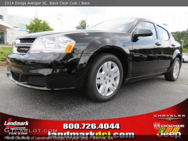 2014 Dodge Avenger SE in Black Clear Coat