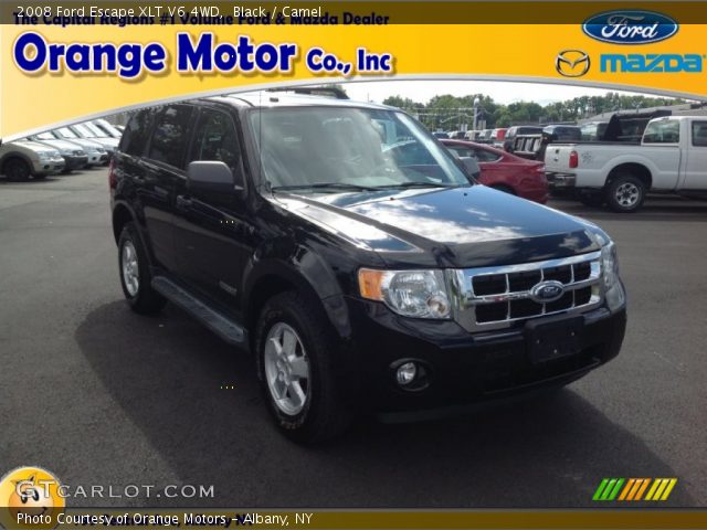 2008 Ford Escape XLT V6 4WD in Black