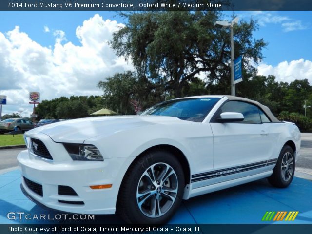 2014 Ford Mustang V6 Premium Convertible in Oxford White