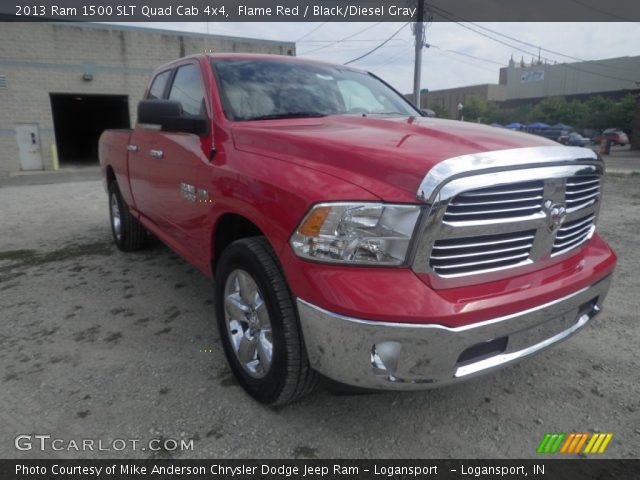 2013 Ram 1500 SLT Quad Cab 4x4 in Flame Red