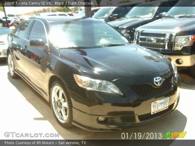 2008 Toyota Camry SE V6 in Black