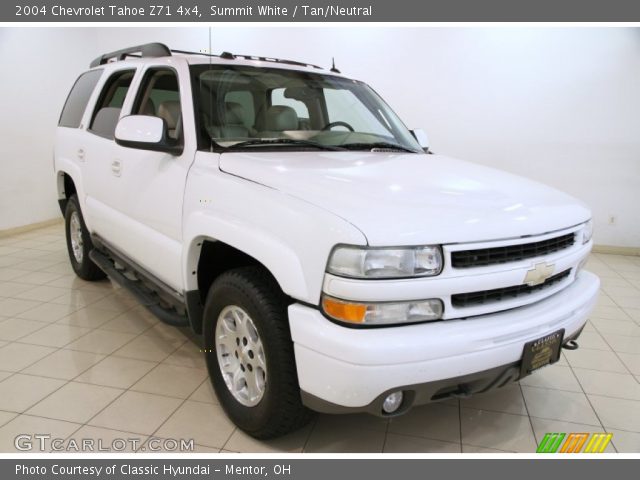 2004 Chevrolet Tahoe Z71 4x4 in Summit White