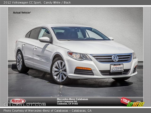 2012 Volkswagen CC Sport in Candy White