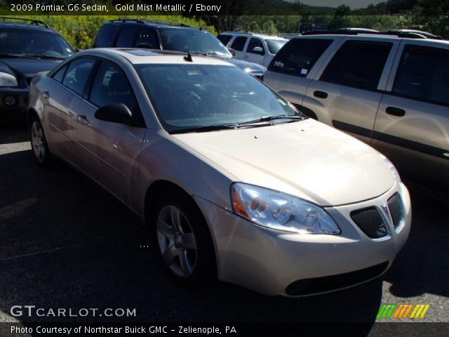 2009 Pontiac G6 Sedan in Gold Mist Metallic