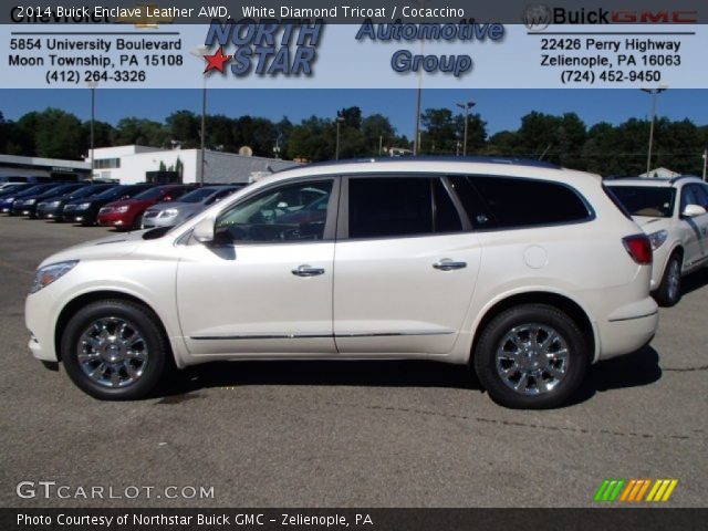 2014 Buick Enclave Leather AWD in White Diamond Tricoat