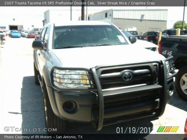 2007 Toyota Tacoma V6 SR5 PreRunner Double Cab in Silver Streak Mica