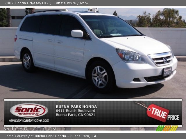 2007 Honda Odyssey EX-L in Taffeta White