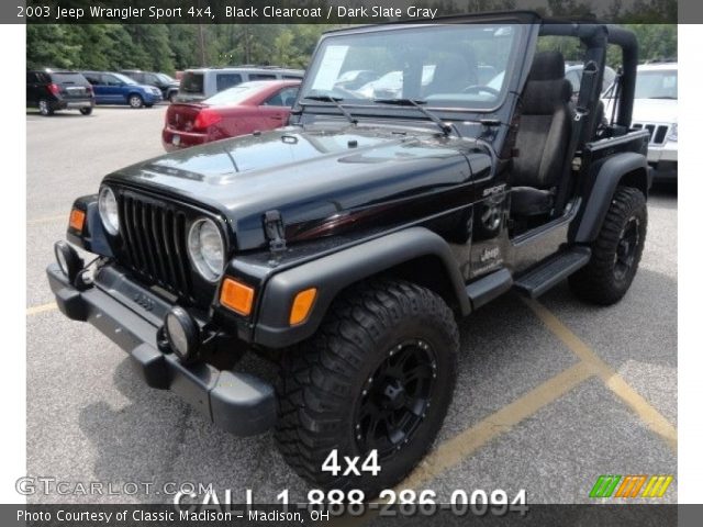 2003 Jeep Wrangler Sport 4x4 in Black Clearcoat