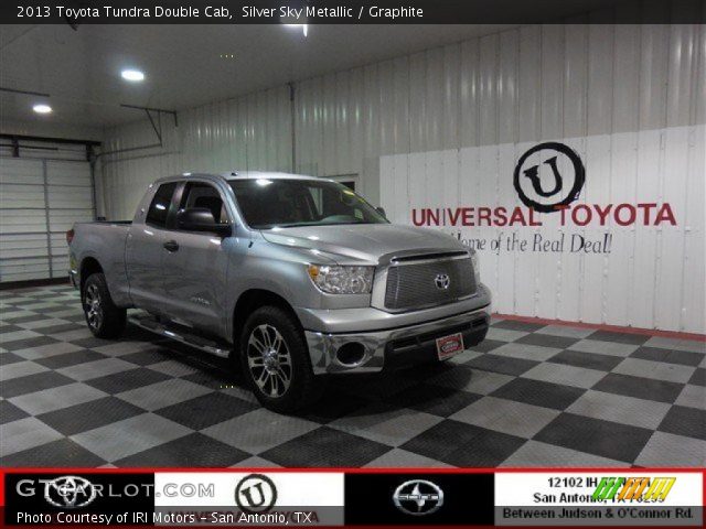 2013 Toyota Tundra Double Cab in Silver Sky Metallic
