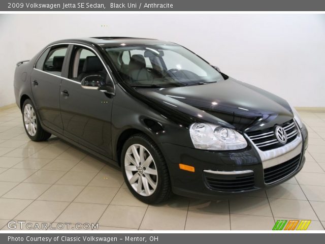 2009 Volkswagen Jetta SE Sedan in Black Uni