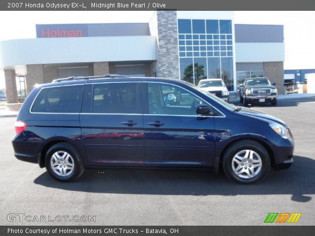 2007 Honda Odyssey EX-L in Midnight Blue Pearl