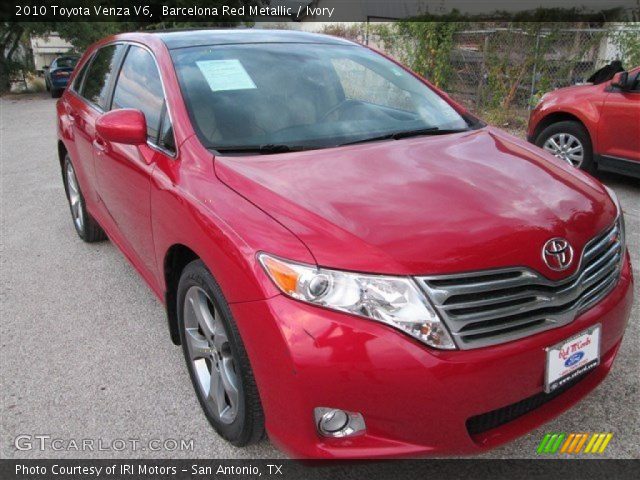 2010 Toyota Venza V6 in Barcelona Red Metallic
