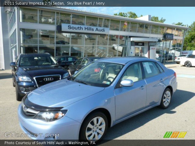 2011 Subaru Impreza 2.5i Sedan in Sky Blue Pearl