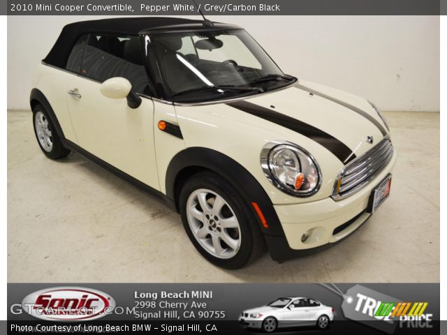 2010 Mini Cooper Convertible in Pepper White