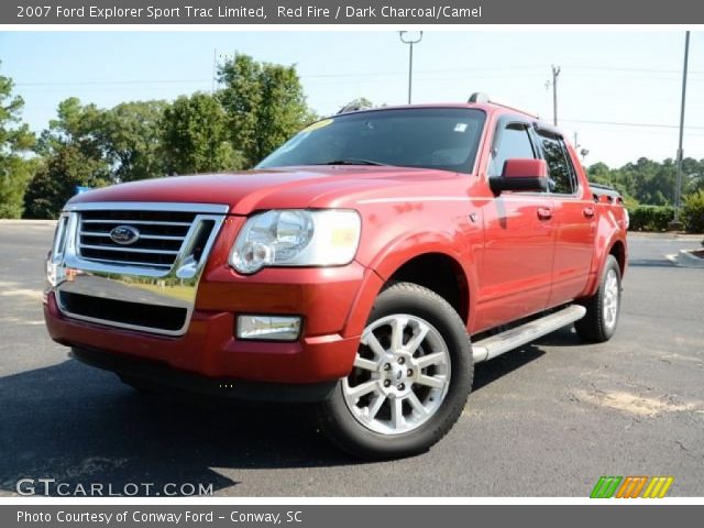 2007 Ford Explorer Sport Trac Limited in Red Fire