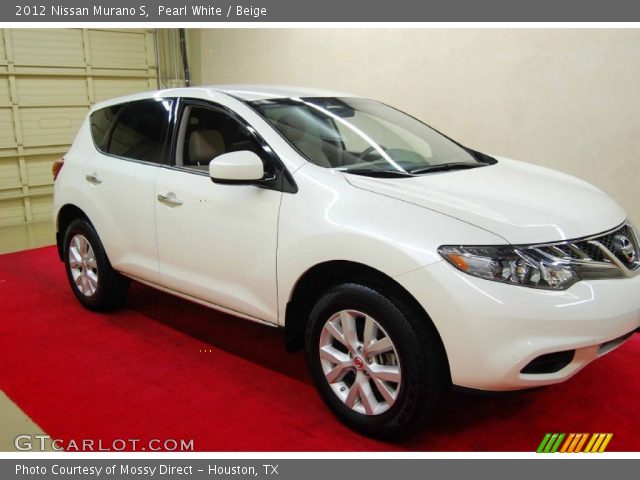 2012 Nissan Murano S in Pearl White