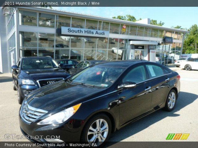 2011 Hyundai Sonata Limited in Midnight Black