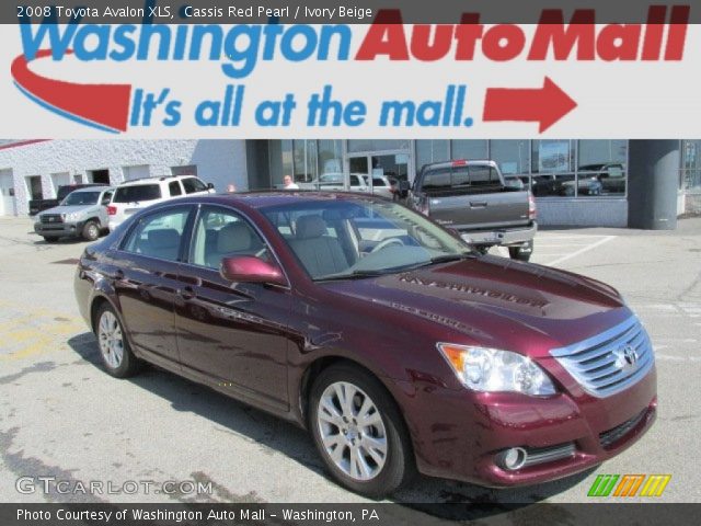 2008 Toyota Avalon XLS in Cassis Red Pearl