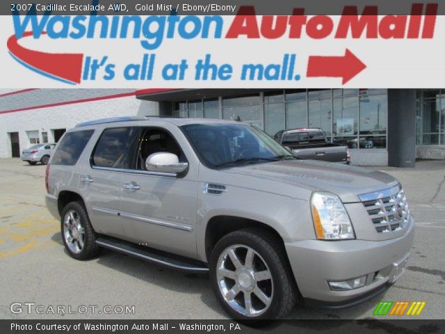 2007 Cadillac Escalade AWD in Gold Mist