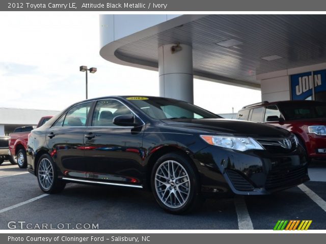 2012 Toyota Camry LE in Attitude Black Metallic