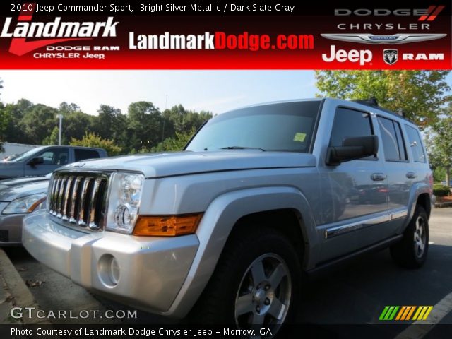 2010 Jeep Commander Sport in Bright Silver Metallic