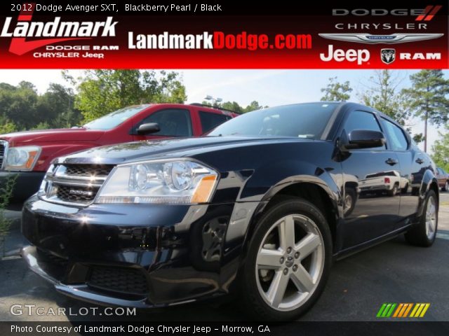 2012 Dodge Avenger SXT in Blackberry Pearl