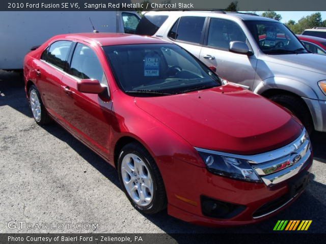 2010 Ford Fusion SE V6 in Sangria Red Metallic